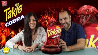 TAKIS COBRA CHALLENGE RETO SNACKS PICANTES [upl. by Oirevas703]