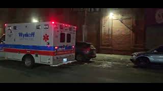 Wyckoff Medical Center EMS Responding On Milford Street In Cypress Hills Brooklyn New York City [upl. by Ellga]