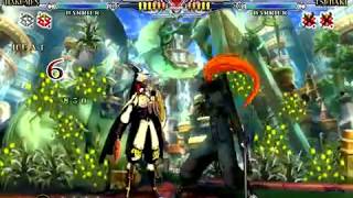 BlazBlue Continuum Shift  Hakumen Combos [upl. by Yram]