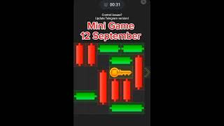 Mini Game Today 12 September Hamster Kombat How To Solve Mini Game Puzzle in Hamster Kombat SOLVED [upl. by Ennairod]