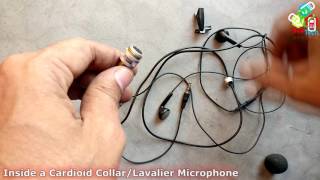 Inside a Cardioid Lavalier Microphone  Collar  Clip Mic [upl. by Nylacaj]