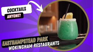 Wokingham Restaurants  Cocktails at Easthampstead Park Bar [upl. by Aeriell]