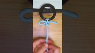 로프 연결 매듭 묶는 법 How to tie a knot 초간단 풀기 쉬운 연결 매듭 묶는 법 rope Knot 캠핑매듭 useful knots 유용한 매듭 고정매듭 shorts [upl. by Aiam]