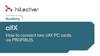 cifX PC cards Tutorial  How to connect two cifX cards via PROFIBUS [upl. by Alansen492]