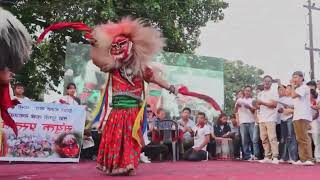 Lakhe Dance in Dharan  Traditional Nepali Festival Celebrations in 2024 [upl. by Ingles]