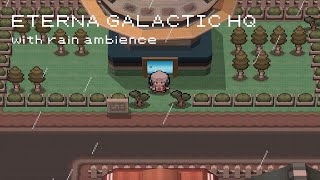 Youre A Kid Again In The Eterna Galactic HQ And Its Raining Outside  Nostalgic Pokemon Music [upl. by Ilyk]