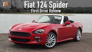 2017 Fiat 124 Spider is Back Is it just a MX5 Miata Test Drive Review [upl. by Noremak]