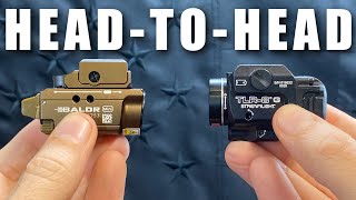 Olight Baldr Mini vs Streamlight TLR8G [upl. by Ybbed198]