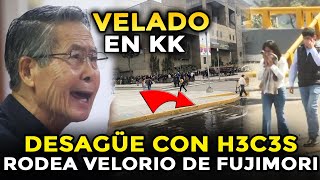 😂RODEADO DE KK¡ COLAPSA DESAGÜE CON H3CES EN VELORIO DE ALBERTO FUJIMORI [upl. by Shanahan873]