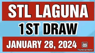 STL LAGUNA RESULT TODAY 1ST DRAW JANUARY 28 2024 11AM [upl. by Yerhpmuh]