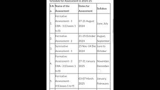 AP school academic calendar 2024  25 schedule for assessment in 202425 [upl. by Piers855]