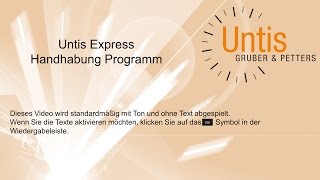 Untis Express  Handhabung Programm [upl. by Mora]