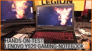 CES 2017 Lenovo Legion Y520  Deutsch  German ►► notebooksbilligerde [upl. by Codi431]