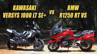 Rich Niches 2019 BMW R1250 RT vs Kawasaki Versys 1000 LT SE LuxoAdventure TourOff [upl. by Nagoh]