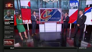 ESPN Leftovers Toni Collins Lisa Kerney Molly Qerim [upl. by Brinkema632]