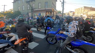 WHEELIE NEXT TO POLICE ON MY YZ125 [upl. by Lotte]