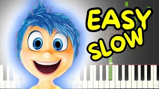 Bundle of Joy  from Inside Out  Normal and Slow speed  Easy Piano Tutorial for Beginner [upl. by Kalle]