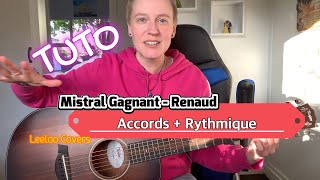 Mistral Gagnant TUTO  Accords  Rythmique [upl. by Varick172]