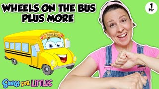 Wheels On The Bus  More Nursery Rhymes amp Kids Songs  Educational Videos for Kids amp Toddlers [upl. by Ihsoyim]