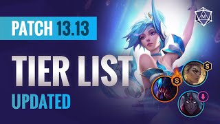 UPDATED Patch 1313 TIER LIST  League of Legends Season 13 [upl. by Iharas]