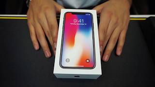 APPLE iPHONE X UNBOXING [upl. by Bezanson16]