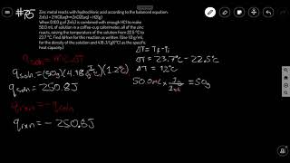 Ch 7 75 Thermochemistry Chemistry a Molecular Approach Nivaldo J Tro [upl. by Esoryram]