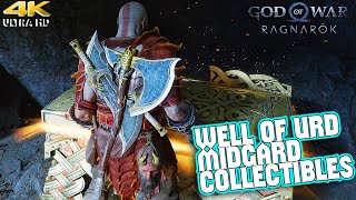 God of War Ragnarok  Well of Urd All Collectibles Midgard [upl. by Juana]