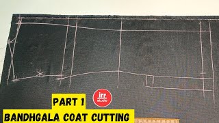 Bandhgala Coat Cutting ✂️  Jodhpuri Coat Cutting  Nehru Coat Cutting [upl. by Lleuqar662]