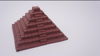 Preview  Origami Ancient Pyramid Timelapse [upl. by Arihppas]