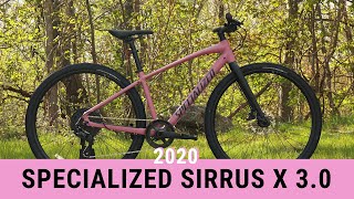 The intersection of Fitness and Trail  2020 Specialized Sirrus X 30 Fitness Dual Sport Hybrid Bike [upl. by Felske191]