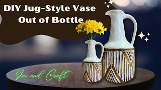 DIY Flower Vase 🏺 Out of Waste Material [upl. by Marj]