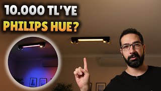 En pahalı Philips Hue 4 spotlu Philips Hue Centris tavan aydınlatmasını inceledik [upl. by Dnallor804]