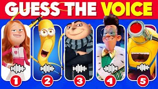 Guess The DESPICABLE ME 4 CHARACTER By Voice 🍌🤓🔊 [upl. by Anoerb]