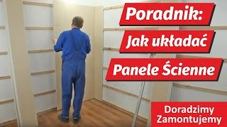 Poradnik montażowy Panele ścienne jak montować pokazuje fachowiec Vox remont [upl. by Meador]