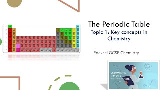 The Development of the periodic Table Edexcel GCSE Chemistry [upl. by Marita]