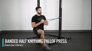 Banded Half Kneeling Pallof Press [upl. by Neely]