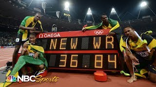 Usain Bolt anchors world record 4x100 relay at 2012 Olympics  NBC Sports [upl. by Connie255]