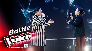 พลอย VS อาลามินา  ลืมไปแล้วว่าลืมยังไง  Battle  The Voice Thailand 2024  20 Oct 2024 [upl. by Annodal71]