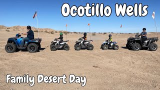 Family Day Trip Riding ATVs  Ocotillo Wells California Desert [upl. by Sherline863]