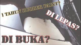 Melepas Rubber paint  How to remove rubber paint [upl. by Eilatam500]