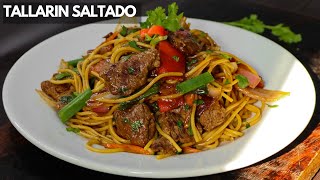 Así preparo mi Tallarin Saltado Peruano en un Toque  Cocina Fácil [upl. by Bristow]