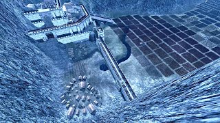 Battle of Helms Deep Cinematic  36000 Troops  Lord of the Rings Dawnless Days Mod [upl. by Nirrej646]