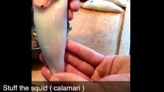 Recette de calamars farcis [upl. by Laamaj]