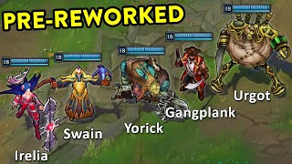 A Trip Down Memory Lane REWORKED CHAMPIONS MONTAGE League of Legends [upl. by Hanny261]