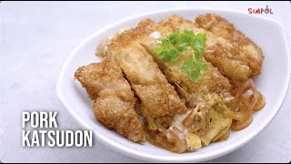 Pork Katsudon SIMPOL [upl. by Amaras]