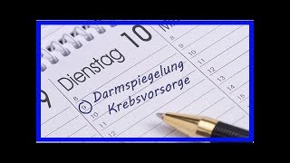 Darmkrebs rechtzeitig erkennen Ab wann zahlt die Krankenkasse für die Vorsorge [upl. by Sitra351]