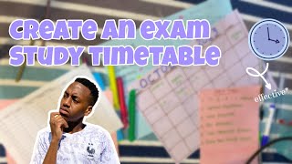 How to create the PERFECT revision timetable  realistic exam schedule  I AM KOKETSO [upl. by Rosalind586]