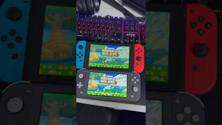 Switch Lite vs Switch  NSMB U Speed test comparison shortvideo shorts short switch [upl. by Kidder]