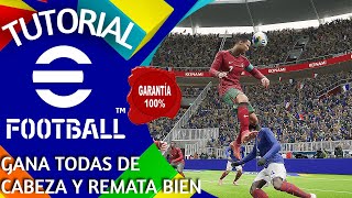 TUTORIAL como ganarlas todas de cabeza y rematar bien efootball 2025 [upl. by Anima859]