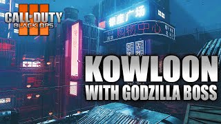 Kowloon with Godzilla Boss Fight ★ Part 1 of 2 ★ Call of Duty Black Ops 3 Zombies [upl. by Nasah]